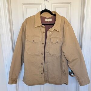 Madewell Men's Tan Shirt Jacket